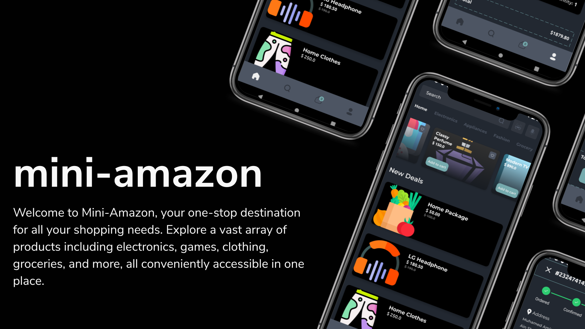 Mini-Amazon App Screenshot